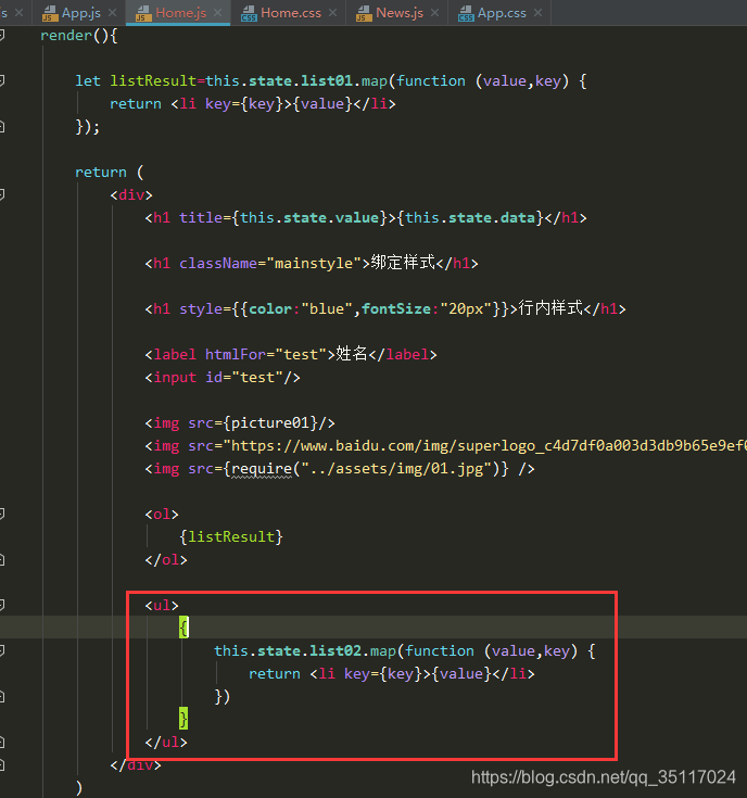 www.zeeklog.com - 10 React——绑定数据、引入图片、数组循环