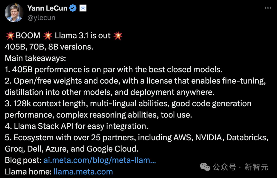 www.zeeklog.com - Llama 3.1横空出世!开源巨无霸首次击溃闭源,全民GPT-4时代来临_meta llm3.1 论文