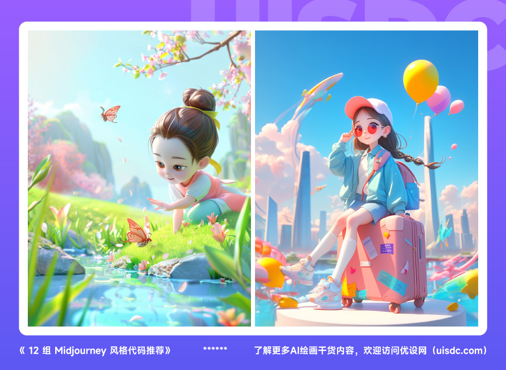 www.zeeklog.com - 强烈推荐!12 组超惊艳的 Midjourney 风格提示词!